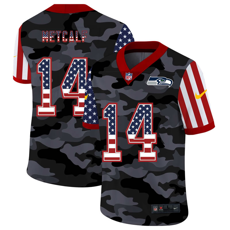 Nike Seattle Seahawks 14 Metcalf 2020 USA Camo Salute to Service Limited Jersey zhua,We sell and wholesale Nike Seattle Seahawks 14 Metcalf 2020 USA Camo Salute to Service Limited Jersey zhua on line form chian!